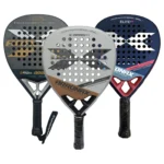 Padel Tennis Racket with Protection Tape, Full Carbon, 12k Carbon Fiber, EVA Rackets, No Cover Bag