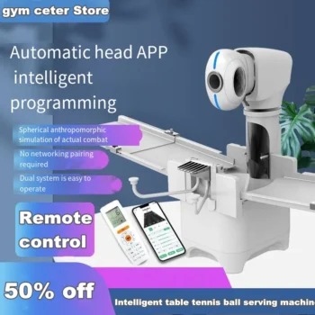 Professional Table Tennis Robots Sender Pitching Trainer Automatic Collecting Net Intelligent Table Tennis Ball Serving Machine