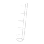 5 Layer Basketball Display Rack Volleyball Stand Holder Vertical Ball Shelf for Exercise Ball Football Living Room Outdoor Home