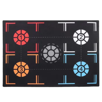 Basketball Training Footstep Mat for Kids Under 150cm Height Home Practice Point Reminder