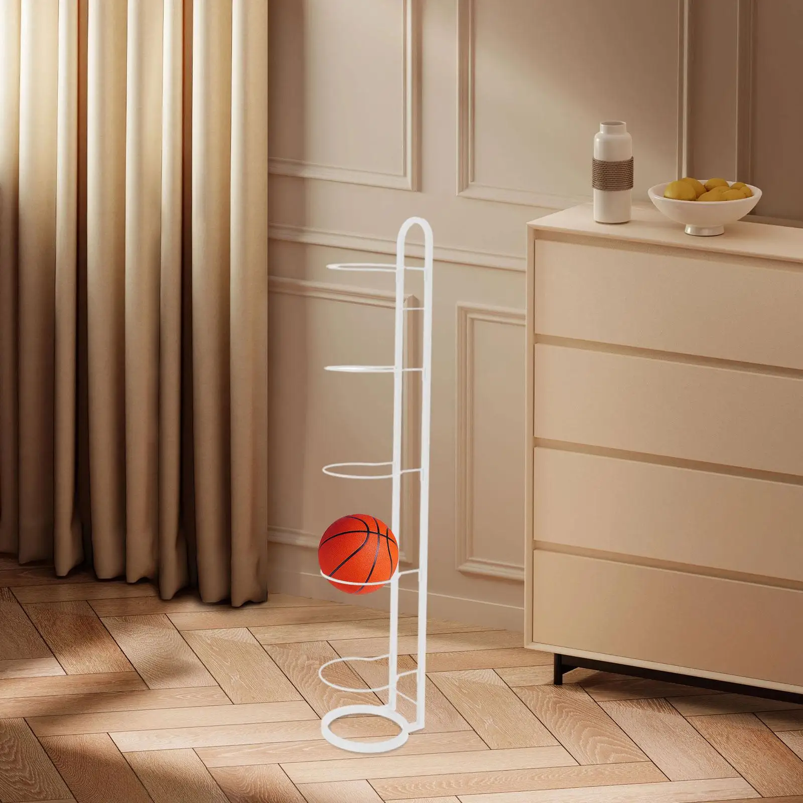 5 Layer Basketball Display Rack Volleyball Stand Holder Vertical Ball Shelf for Exercise Ball Football Living Room Outdoor Home 5 Layer Basketball Display Rack Volleyball Stand Holder Vertical Ball Shelf for Exercise Ball Football Living Room Outdoor Home