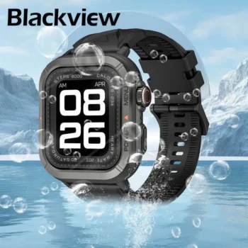 Blackview W30 Smart Watch Bluetooth Calling 1.91 Inch Fitness Tracking 100+ Sports Modes Smartwatch 300mAh SpO2 & Blood Monitor