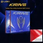 LOKI KIRIN K3 Ping Pong Rubber Non-sticky Table Tennis Rubber Sheet with NEGE Pre-tuned Cake Sponge Backhand(counter) Fast Break