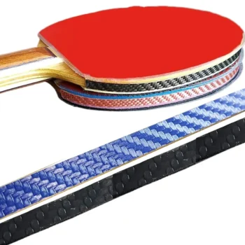 Self-adhesive Table Tennis Racket Edge Tape Thickened Super Hard Ping Pong Bat Protective Side Tape Carbon Fiber PU