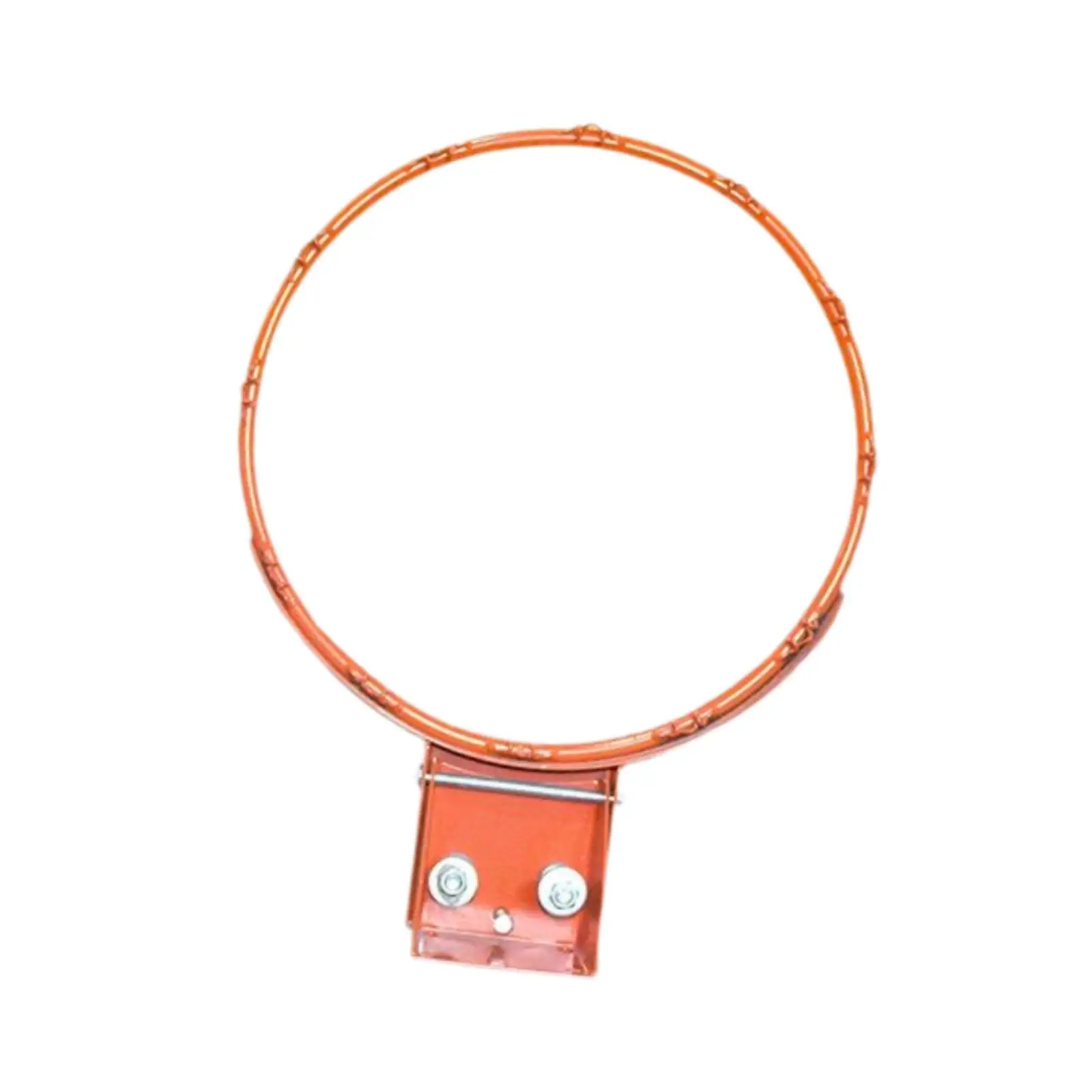 18 inch Basketball Rim 16 mm Steel Tube Easy to Install Adults Standard Basketball Rim for Repairing Garden Home Travel Outdoor