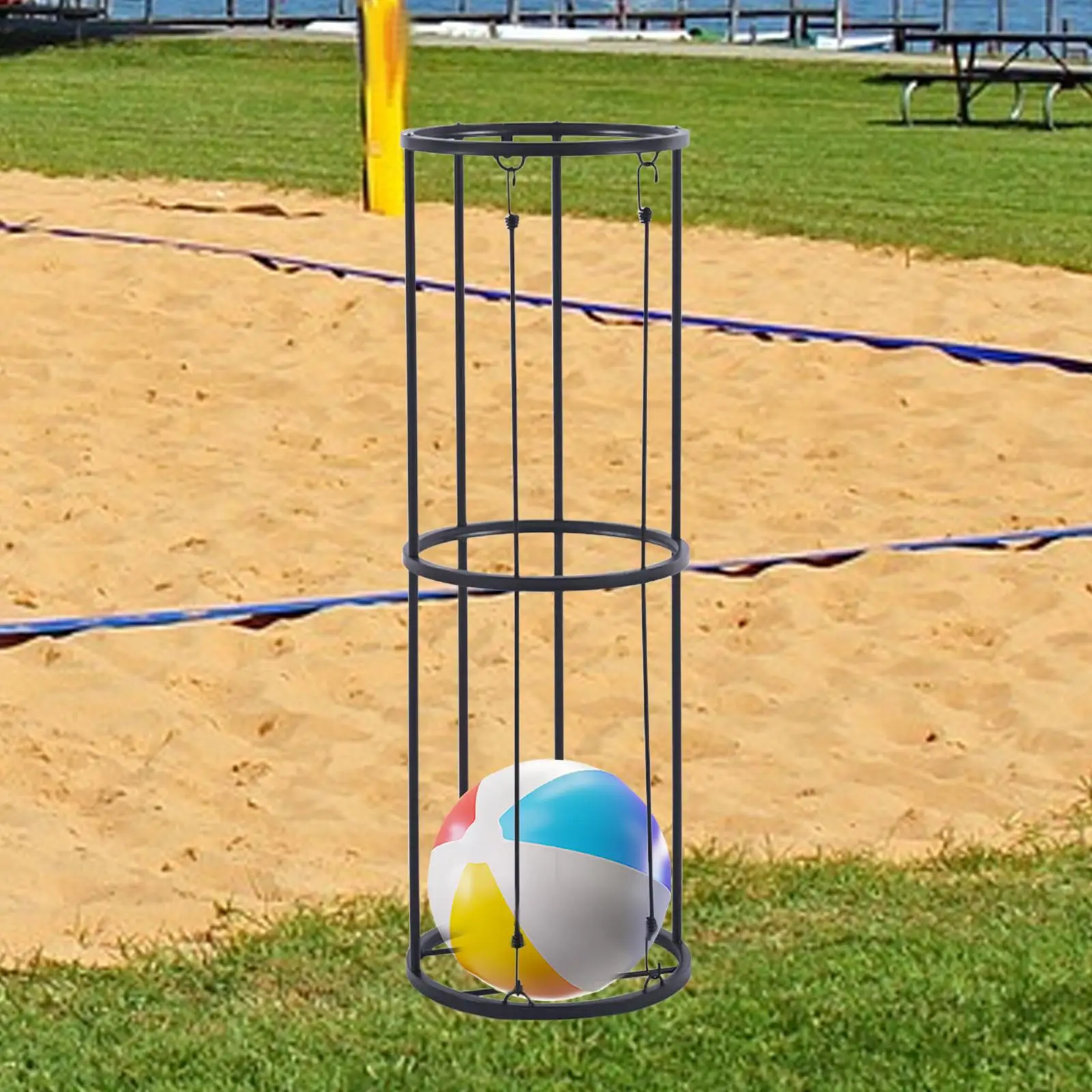 Ball Rack Sports Gear Organizer Vertical Ball Storage Holder Indoor Children Basketball Storage Rack Basketball Storage Shelf