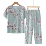 kf-S7da7bb38926c485eb30895842b35f9c7g-Korean-Reviews-Many-Pajamas-Set-Summer-Women-2-Piece-Set-Outfit-Thin-Grandma-Pajama-Sets-Big