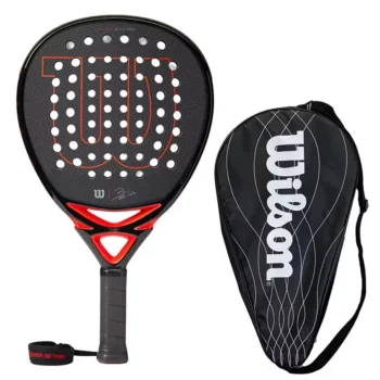 WILSON Original Tennis Racket Carbon Fiber Professional Beach Racket Flexible Foam Core Tennis Padel Racket 2024 The New