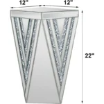 kf-S6674707c0d3c4a25b1a540c4fa075800W-Pregaspor-Silver-Mirrored-end-Table-Coffee-Table-22-H-Gorgeous-Side-Table-with-Crystal-Inlay-Small