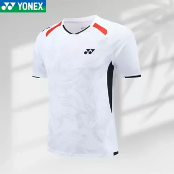 YONEX 2024 New Badminton Suit Tennis Quick-drying Top Short-sleeved T-shirt Sweat-absorbing Deodorizing Breathable 