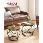 kf-S617794f8baab4819bd1d97ecd603b109x-VASAGLE-Small-Coffee-Table-Set-of-2-Bedroom-Office-Rusti-Round-Coffee-Table-with-Steel-Frame