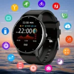 LIGE Smart watch Women Man Full touch Screen Sports Fitness Watch IP67 Waterproof Bluetooth For Android iOS Watches For Ladies