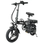 Electric Bike for Adults 600W Peak Motor, 20 mph Folding Ebike, 14" Adults Electric Bicycles,3 Levels Assist,Multi-Shock Ebike,