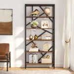 kf-S04eacc37c24f43668dc8cc98b1d1b067G-Tribesigns-Bookshelf-71-Industrial-Etagere-Bookcase-5-Shelf-Display-Rack-For-Living-Room