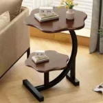 Sofa side table, living room, household bedside small coffee table, modern storage rack, minimalist bedside table, End Tables