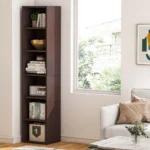 kf-Sdb2d151f107840e79a2aade7ea4b11f7B-Tribesigns-70-9-Inch-Tall-Narrow-Bookcase-Rustic-Corner-Bookcase-with-Storage-6-Tier-Cube-Display