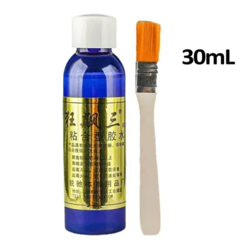 30ML Ping-Pong Racket Glue With Brush Professional Rubbers Table Tennis Racket Liquid PingPong Speed Glue Accessories