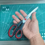 Professional Table Tennis Scissors with Warping Handles Sharp Shears for Cutting Table Tennis Rubber Sheets DIY Tools