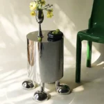 Living Room Coffee Table Nordic End Table Stainless Steel Tea Tables Modern Round Creative Side Table Storage Design Furniture