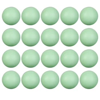 20Pcs Beginner Adults and Athletes Glow Dark 40mm Table Tennis Pingpong for Party Family School Outdoor Game