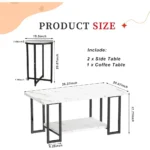 kf-S1c376caef91a49c9b28e448e02323dcef-Gusto-Mid-Century-Modern-Dinning-Table-Serving-Coffee-Faux-Marble-Coffee-Table-With-2-Round-End