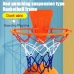 kf-S0863ef808f8144ae815c3fd470e0e68aK-Indoor-Basketball-Frame-With-Non-Perforated-Wall-Mounted-Adjustable-Basketball-Frame-Silent-Ball-Throwing-Basketball-Frame