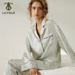 kf-Sa04d7dc682db495cb3159fa103c58b36I-LILYSILK-Silk-Women-Pajama-Set-19-Momme-Lapel-collar-Pearl-Button-Up-Elastic-Waistband-Sleepwear-for