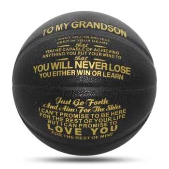 New Basketball Balls Gifts for Son or Grandson High Quality Standard Size 7 Outdoor Indoor Training Ball for Chrismas Birthday