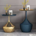 Luxury End Tables Nordic Rock Board Coffee Table Modern Creative Sofa Side Table Small Corner Table Bedroom Furniture Endtable