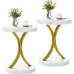 kf-S8a7b04668c964f289825a597b7f39115S-Faux-Marble-White-Living-Room-for-Living-Room-Bedroom-Coffee-Side-Table-Round-End-Tables-Set