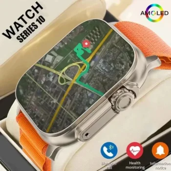 New Watch 10 Ultra Smart Watch 49mm 2024 New NFC Men Women GPS Track Bluetooth Call BT Music Games Wireless Charging Smartwatch