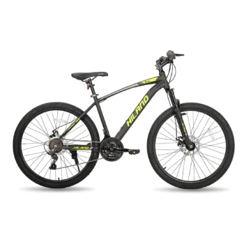 Hiland 26 Inch Mountain Bike Shimano 21 Speed MTB with Suspension Fork，Dual-Disc Brake,Fenders Urban Commuter City Bicycle