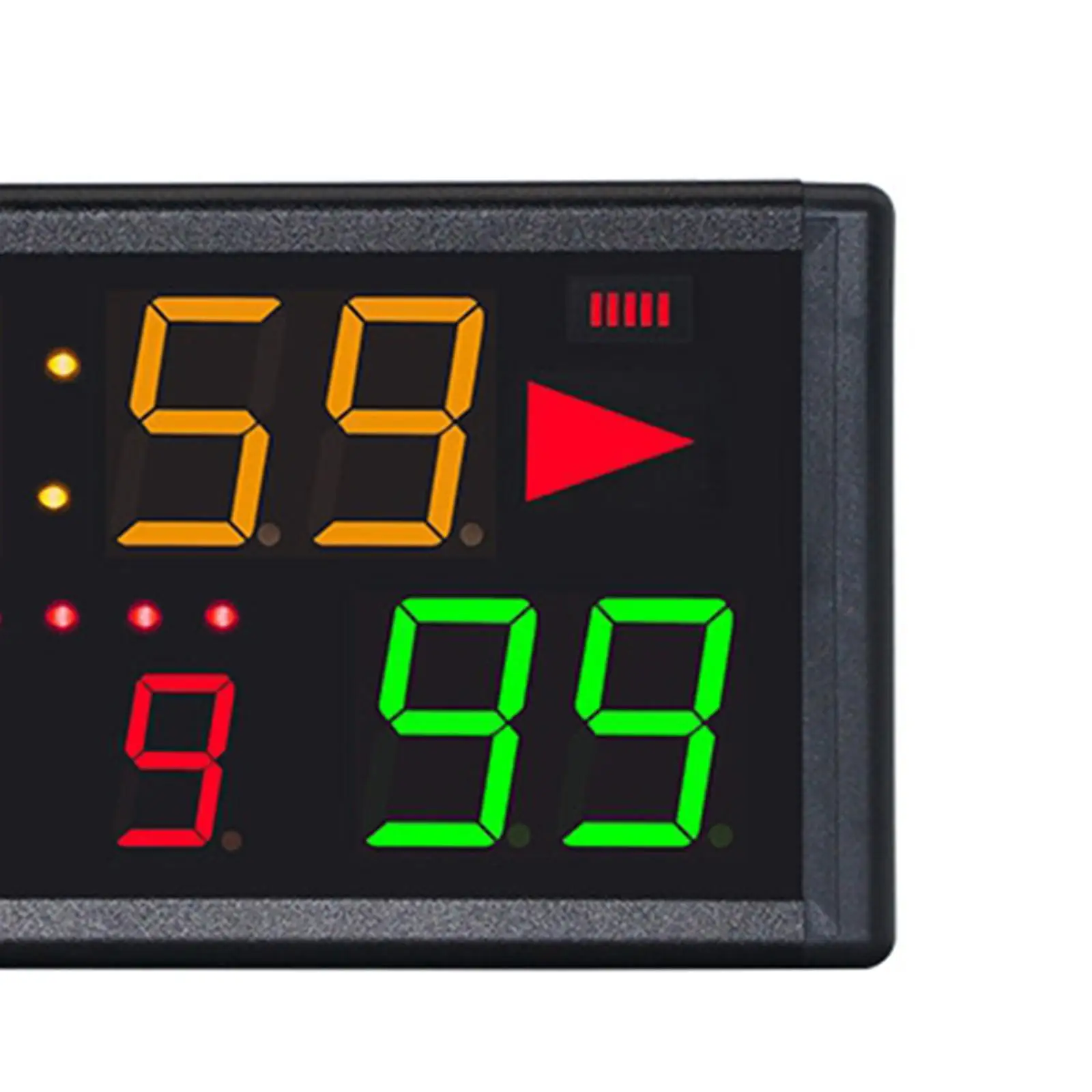 Digital Scoreboard 30M Visual Distance Remote Control Durable Portable Score Clock for Basketball Badminton Volleyball Football