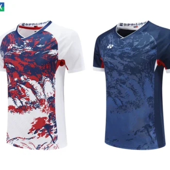 Yonex 2024 New Badminton Uniform Competition Training Suit Quick-drying Breathable Sweat-absorbent Top Short-sleeved T-shirt