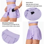 kf-S55c84ffdfc874c819840b8c636189906o-VITALINOVO-Women-s-Pleated-Tennis-Skirt-Golf-Skorts-for-Woman-High-Waisted-Lightweight-Athletic-Shorts-Pockets
