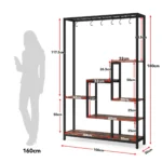 kf-S8b5e67a1a87d432d949f07578e772301n-Tribesigns-5-Tiers-Tall-Indoor-Plant-Stand-70-9-inches-Large-Metal-Plant-Shelf-with-10