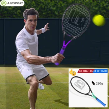 ALP Tennis racket Carbon composite racket professional Adult Beginner With tennis bag and balls