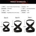 kf-S742ab89a00b7412d80d5d1bb3d6a0e283-Black-Figure-8-Padded-Weight-Lifting-Straps-Set-Powerlifting-Anti-Slip-Straps-Strength-Training-Bodybuilding-Weight