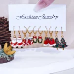 kf-Sb906be4b54b94f35ac1c5d79e5335740s-10-20-40pcs-New-Christmas-Set-Cross-border-Hot-Selling-Cartoon-Dripping-Oil-Elk-Santa-Claus