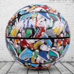 Official Size 7 Basketball Adults Street Ball PU Wear-resistant Non-slip Indoor Outdoor Training Ball High Bouncy Basketball