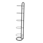 5 Tier Ball Rack Sports Organizer Iron Living Room Basketball Storage Rack