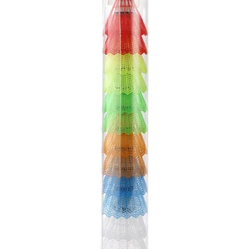 12 Pcs/Set Colorful Shuttlecocks Badminton Foam Balls Leisure Sport Games