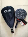 Soft Face Padel Carbon Fiber Tennis Racket, Outdoor Sports Equipment, Men and Women Board Racket, Pala, 18K