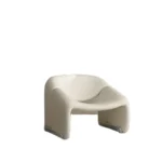 L Sofa chair, lamb velvet, Nordic style single person reception chair, furniture, simple, casual home, living room, soft chair