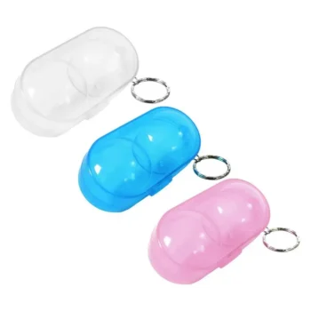 Table Tennis Ball Container Box Hard Plastic Case Ping Pong Ball Storage Box With Keychain Table Tennis Accessories Gift