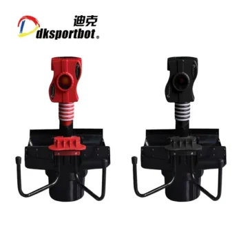 Table Tennis Robot Training Machine with 80 Balls Net and Remote Automatic Shooter Launcher Table Tennis Practice Equipment