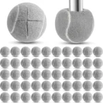 Precut Tennis Balls Bulk Pre Cut Tennis Ball 2.5 Inch Heavy Duty Long Lasting Glide Coverings Non Slip Rubber Ball Chairs Foot C