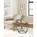 kf-S617794f8baab4819bd1d97ecd603b109x-VASAGLE-Small-Coffee-Table-Set-of-2-Bedroom-Office-Rusti-Round-Coffee-Table-with-Steel-Frame