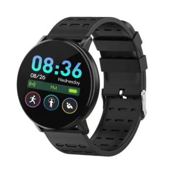119plus waterproof smart sports wristband step counting heart rate blood pressure incoming call information reminder daily