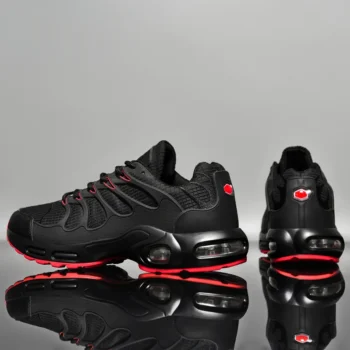 Air Cushion Running Shoes Men Hot Sales Runner Lightweight Knit Mesh Vamp Sneakers Walking Shoes Tennis Shoes Male Outdoor Shoes